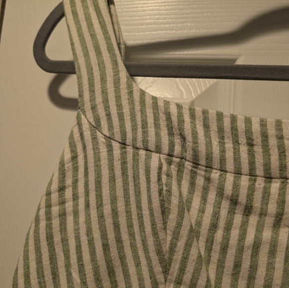 Abercrombie Striped Linen Crop Top - Picture 4 of 6